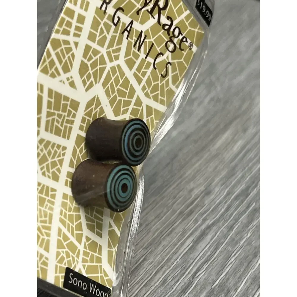 Body Rage Organics Wood Ear Plug 7/16